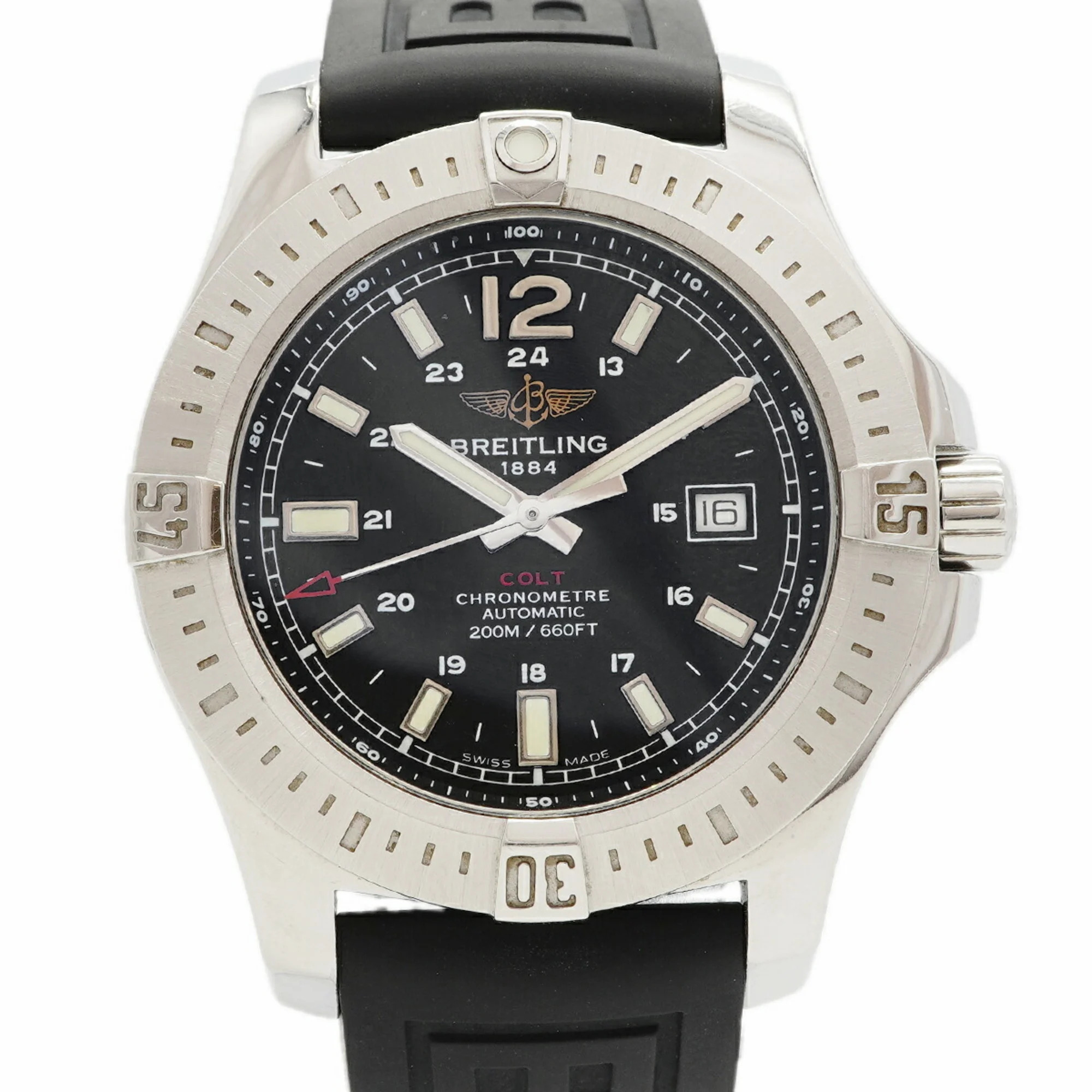 Breitling Colt A17388 Black Dial Mens Watch